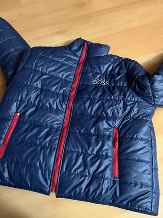 Chaqueta acolchada Boss azul