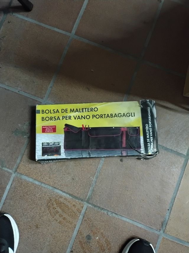 Bolsa organizadora maletero