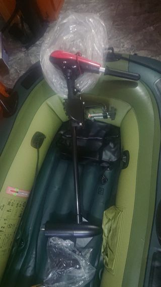 Motor Electr+Barca Inchable Sevylor FH280+Acesori