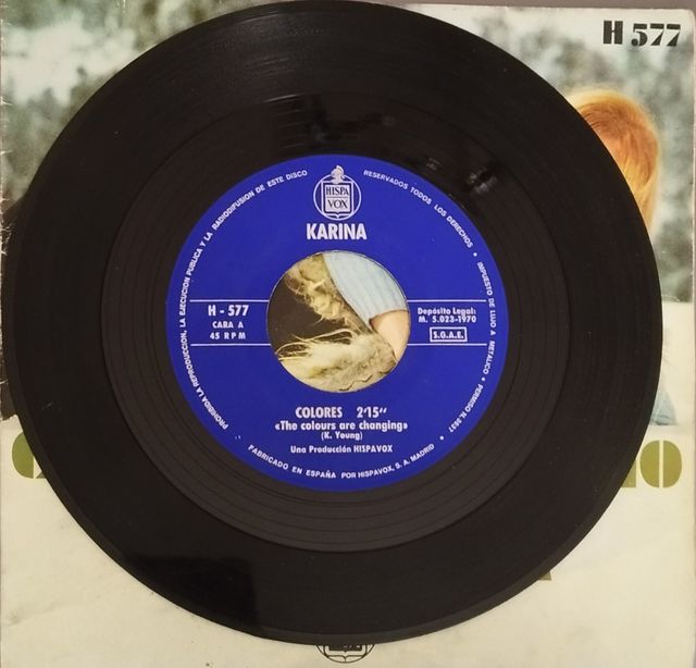 Vinilo Karina - Colores/Mi Diario