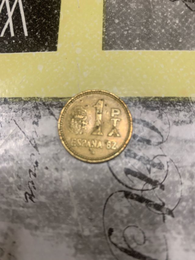 2 Monedas España 1 Peseta