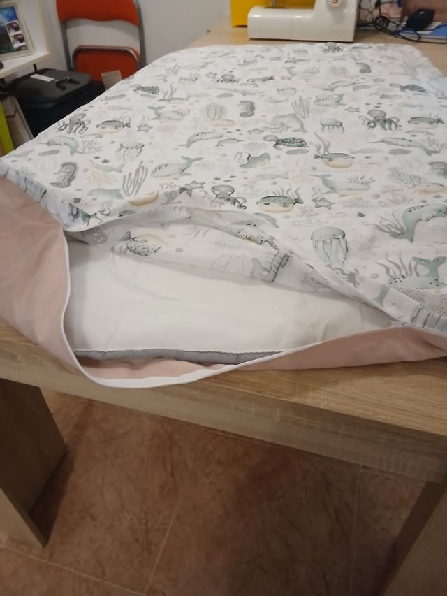 Cuna bebé: funda nórdica + almohada