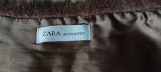 Cuello de pelo Zara 
