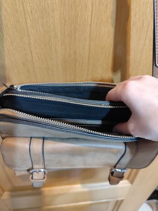 Bolso bandolera parfois marrón