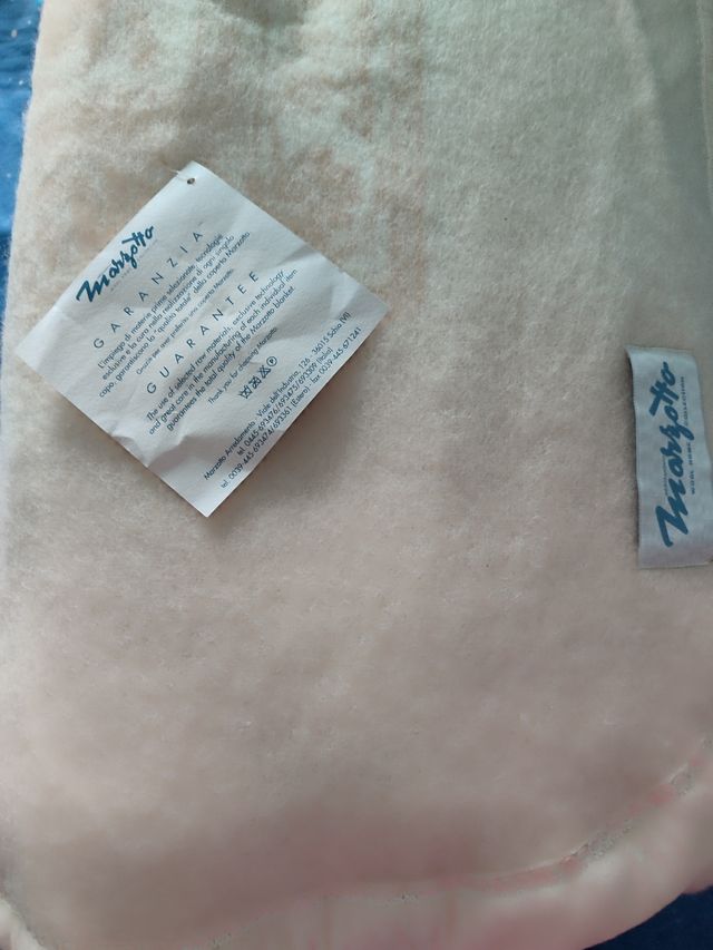 Manta doble de pura lana virgen Nueva Marzotto