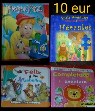 Lote Libros infantiles puzzle