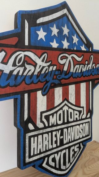 Cartel Harley Davidson EEUU