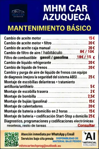 DIAGNÓSTICO Y PROGRAMACIÓN DE VEHÍCULO A DOMICILIO