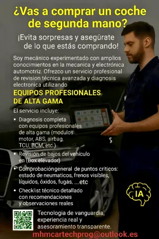 DIAGNÓSTICO Y PROGRAMACIÓN DE VEHÍCULO A DOMICILIO