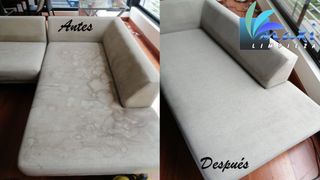Limpieza de sofas