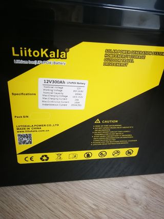 Batería litio 300a NUEVA