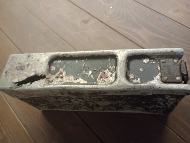 Cassetta tedesca per MG ww2 in alluminio