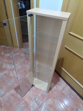 Vitrina expositora madera-cristal