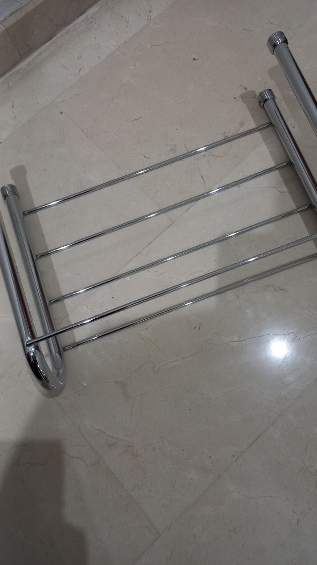Toallero Baño Metal - Cromado