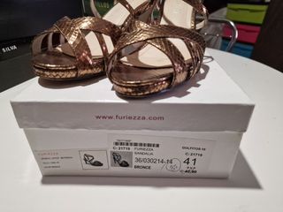 Zapatos de Salón dorados