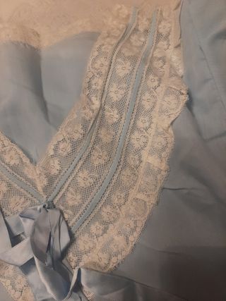 Camisón azul mujer - vintage