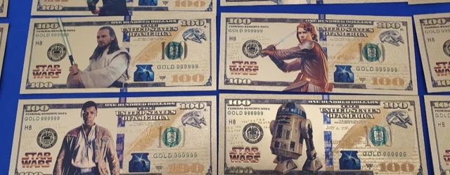 Star wars: Coleccion 23 billetes  laminados nuevos