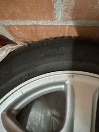 neumáticos de invierno sobre discos honda 165 65 r15 micheline alpine 5