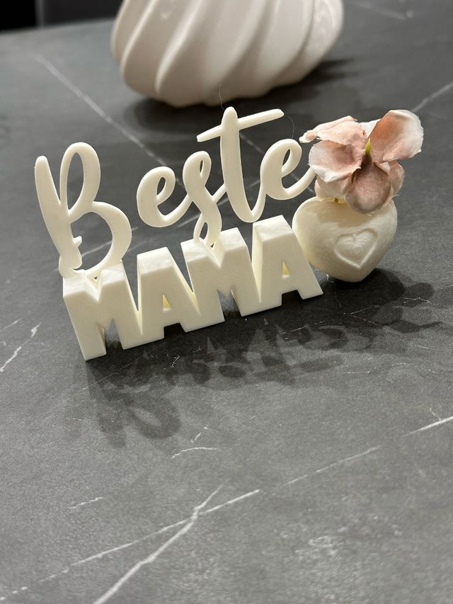 Decorazione 3D "Beste Mama"