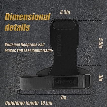 ☘️Correas de Levantamiento con Muñequeras