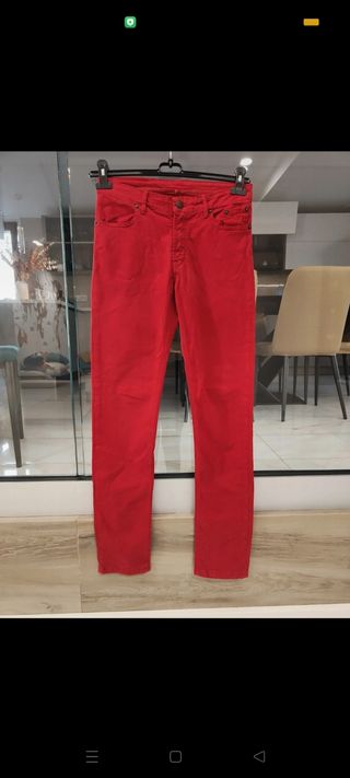Pantaloni Rosso Cotone Siviglia 16 anni