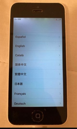 iPhone 5c blanco