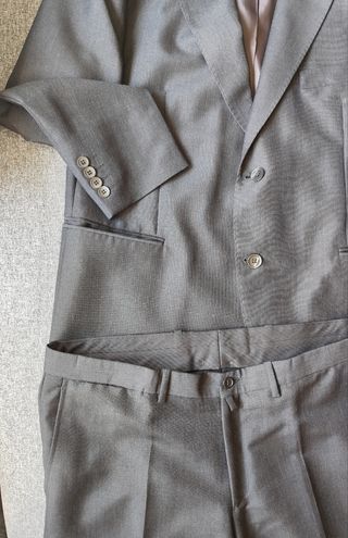 Traje gris Señor - Hombre