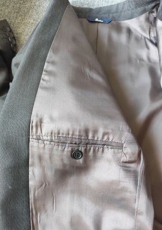 Traje gris Señor - Hombre
