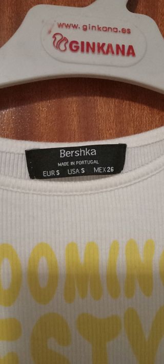 Camiseta corta blanca 