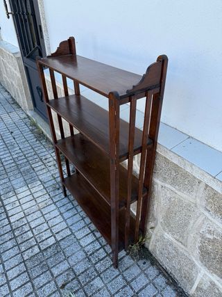 Estantería librería madera vintage