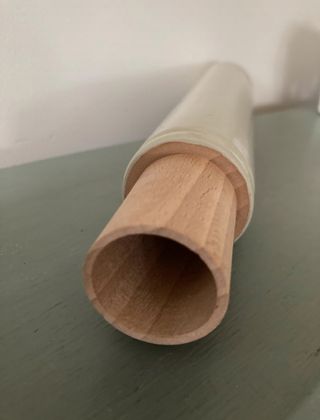 Estuche Antiguo Madera Flores