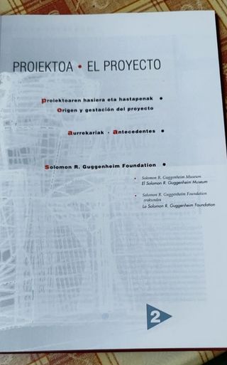 Libro Museo Guggenheim Bilbao