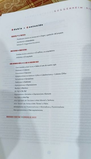 Libro Museo Guggenheim Bilbao