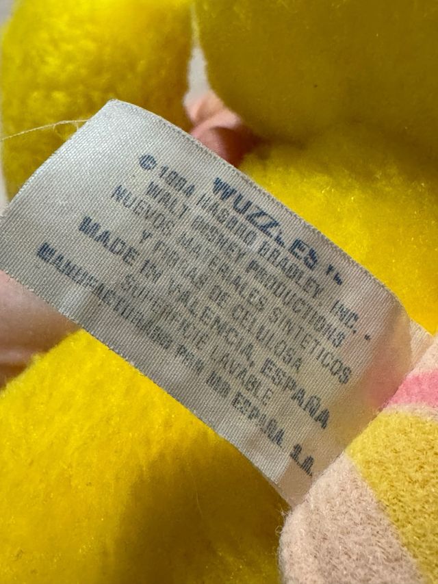 Peluche Disney Wuzzles Osoposa 1984 excelente