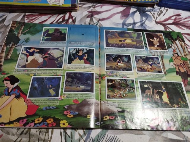 Album Panini Biancaneve Disney anni '90