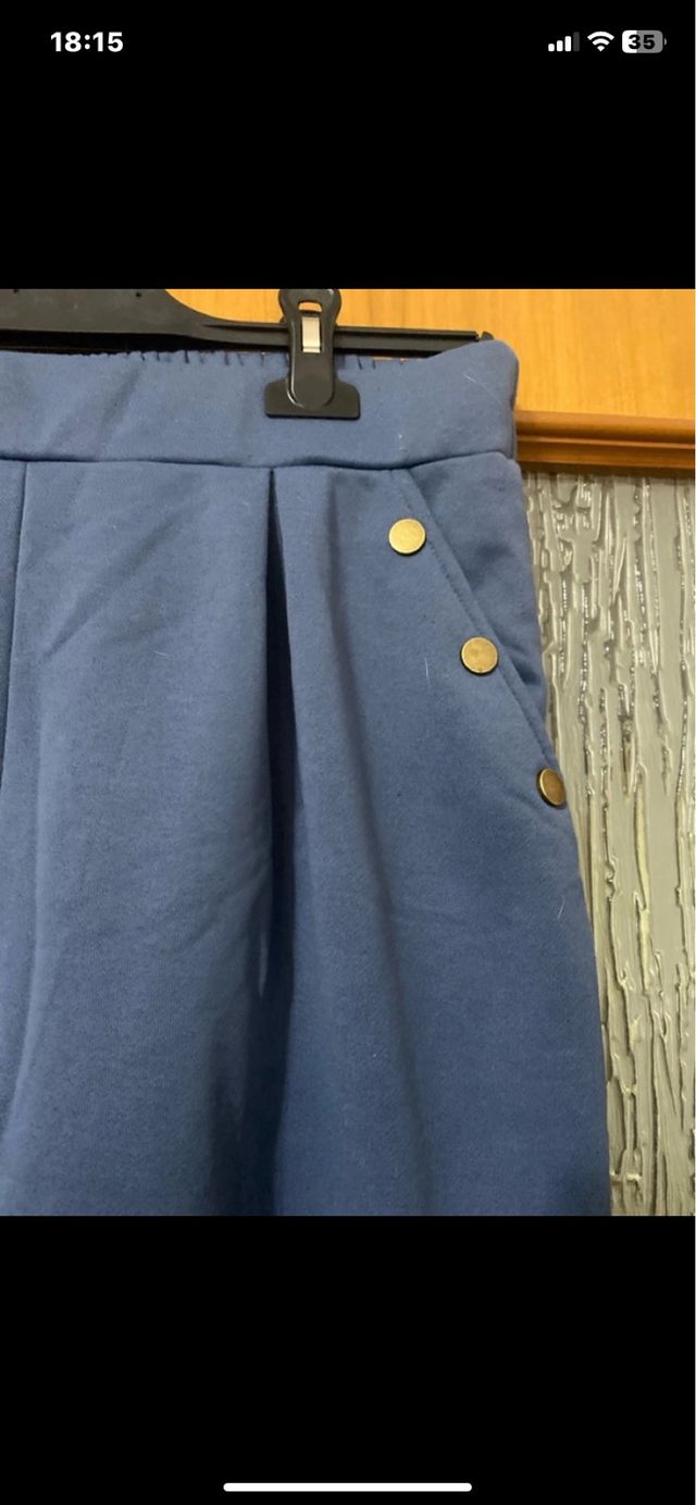 Completo tuta donna blu