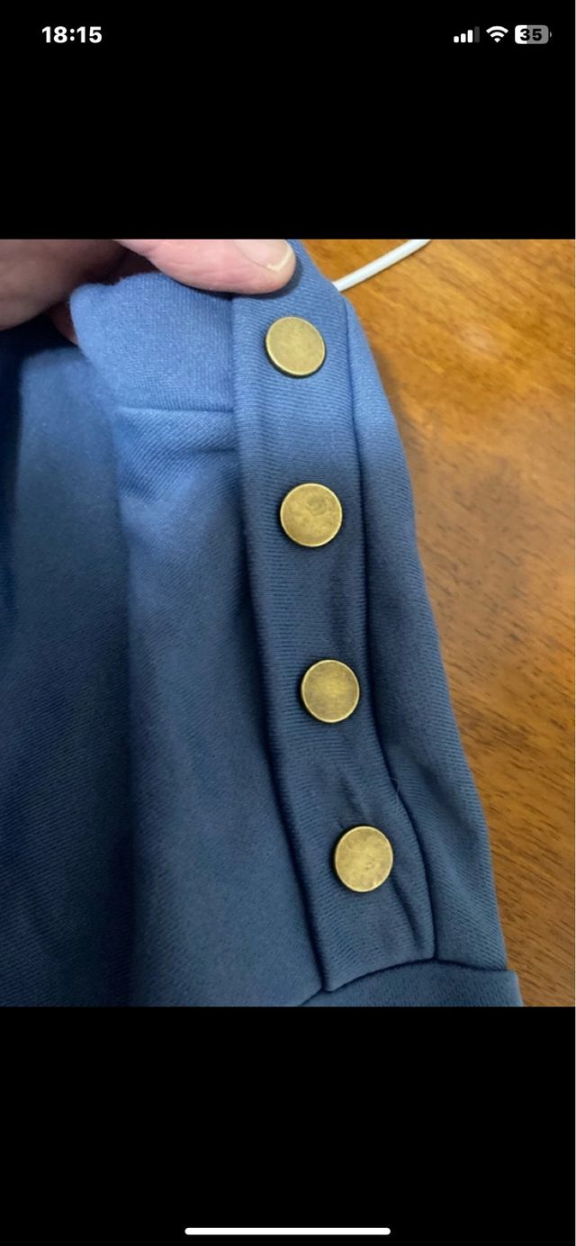 Completo tuta donna blu