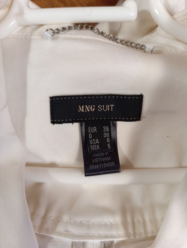 Chaqueta blanca mujer