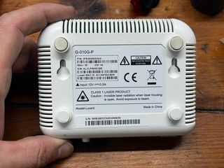 Router o modem con fibra ottica Alcatel Lucent G010GP