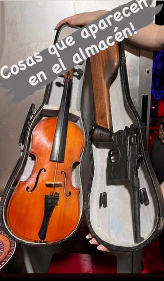 VIOLIN ANTIGUO CON SORPRESA 
