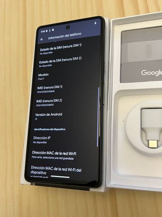 Google Pixel 7 5G 128GB  - Negro. nuevo