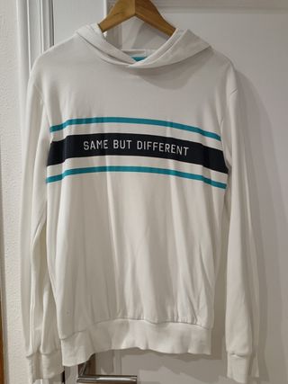 Sudadera blanca con capucha - Talla única