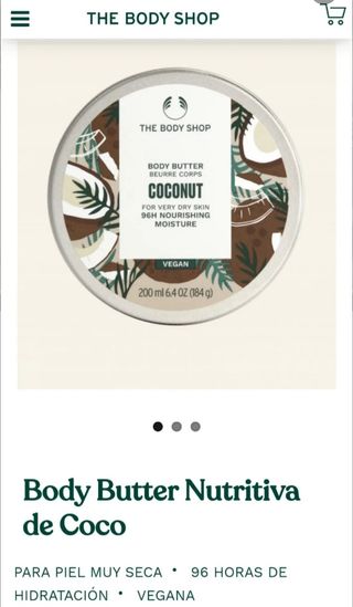 THE BODY SHOP. COFRE COCO, LÍNEA VEGANA