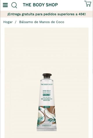 THE BODY SHOP. COFRE COCO, LÍNEA VEGANA