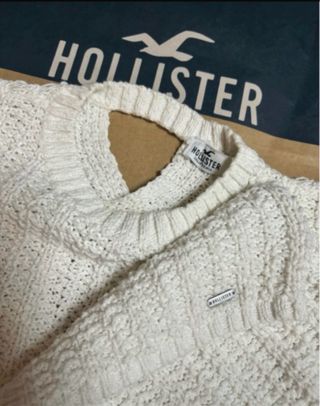 Suéter Hollister blanco