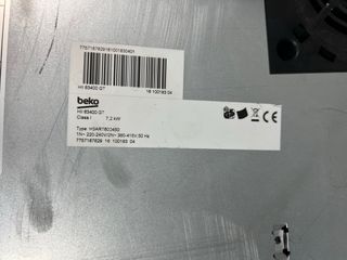 Vitrocerámica Beko Inducción - Nueva Garantia