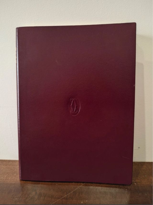 Agenda Vintage Cartier 2012