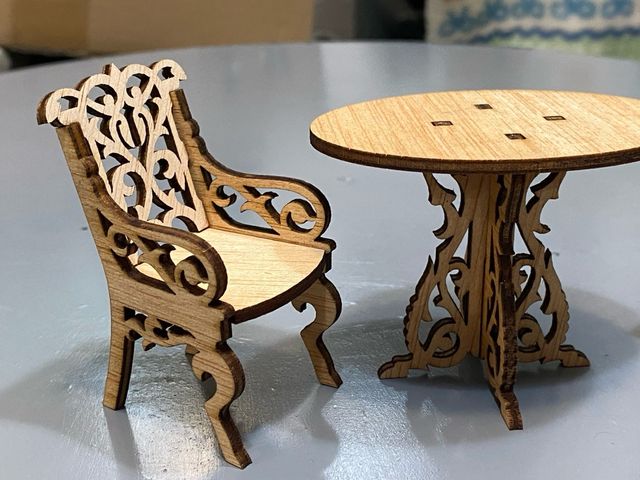 Muebles en miniatura