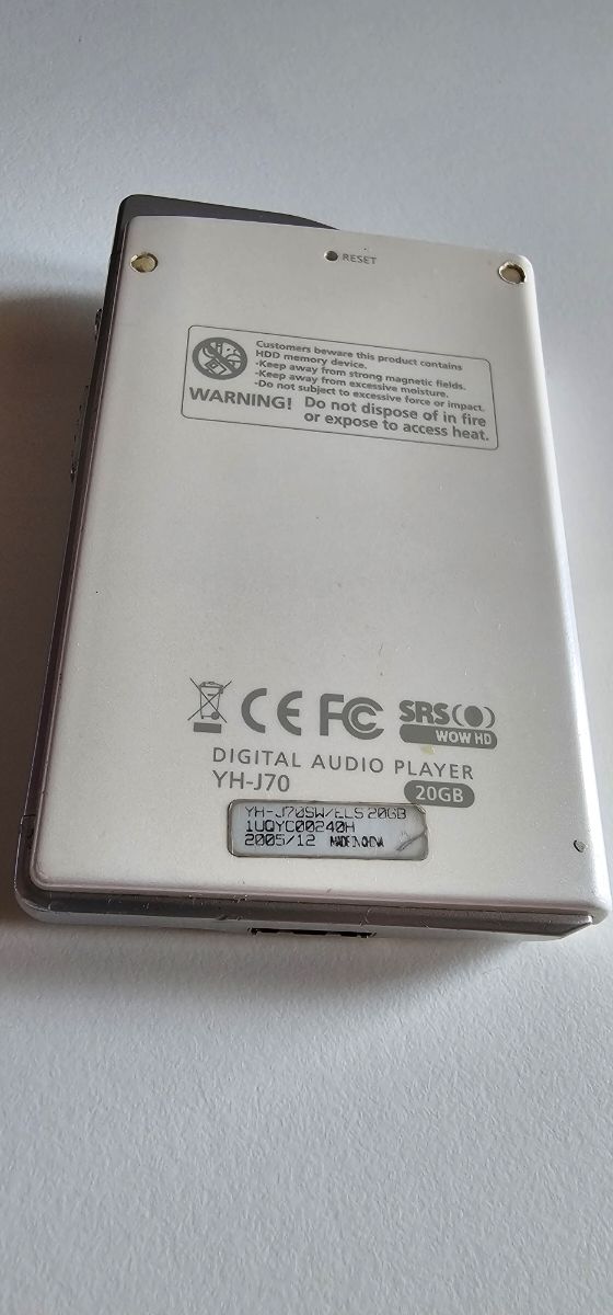 Lettore mp3 samsung 20gb YH-J70