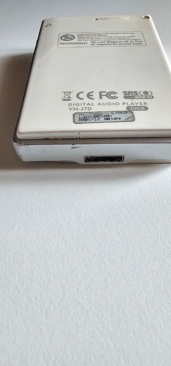 Lettore mp3 samsung 20gb YH-J70